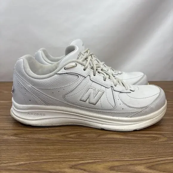 New Balance 577 SL-2 White Leather Walking Sneakers Mens Sz 11 - Picture 3 of 15
